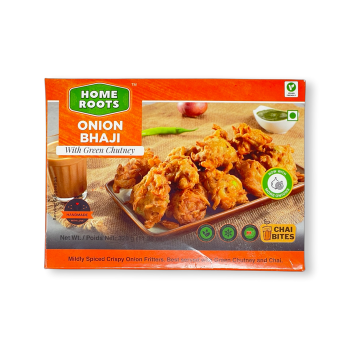 Home Roots Onion Bhaji With Chutney 270g - Frozen | indian grocery store in Gatineau