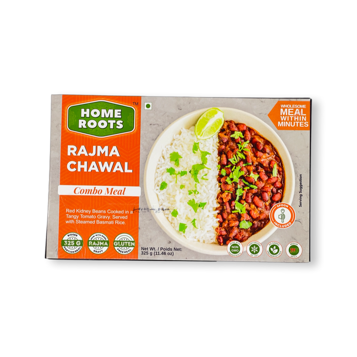 Home Roots Rajma Chawal Combo Meal 325g - Frozen - Spice Divine