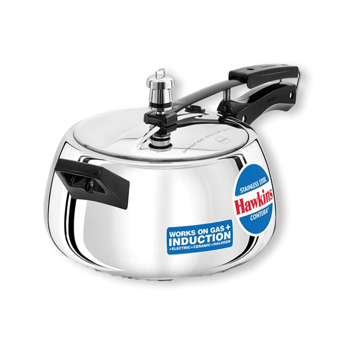 Hawkins SS induction compatible Contura Pressure Cooker 5 Litre - Kitchen & Dinning | indian grocery store in Quebec City