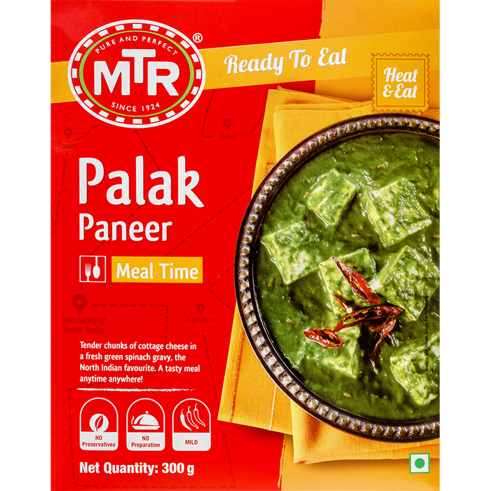 MTR Palak paneer 300g - Ready To Eat - bangladeshi grocery store in canada