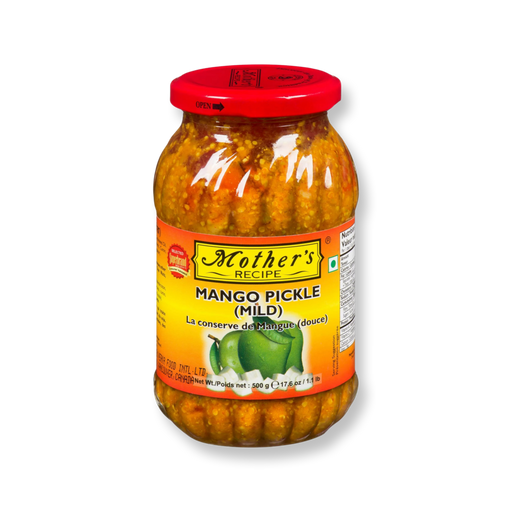Mother’s Mango Pickle Mild 500gm - Pickles | indian grocery store in cornwall
