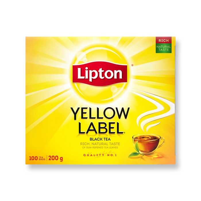 Lipton Yellow Label (100 Tea Bags) - Tea - east indian supermarket