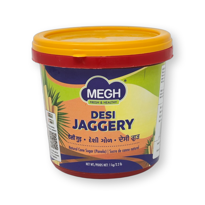 Megh  Desi Jaggery Bucket 1kg - Sugar | indian grocery store in toronto