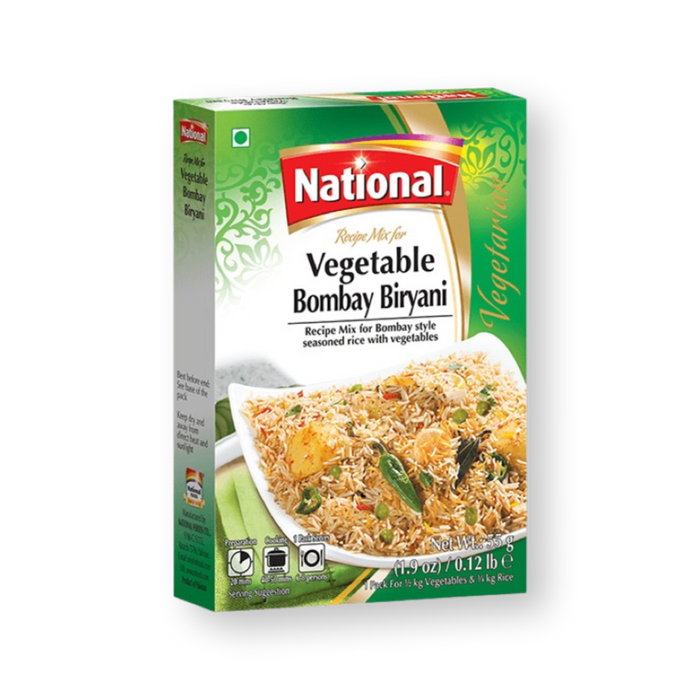 National Vegetable Bombay biryani Seasoning Mix 55g - Spices | indian grocery store in brampton