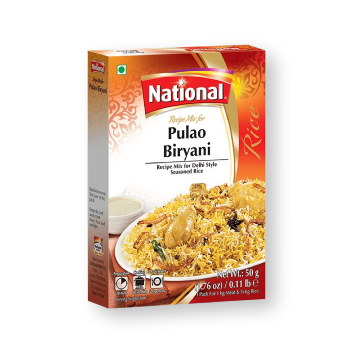 National Pulao Biryani Seasoning Mix 50g - Spices | indian grocery store in london