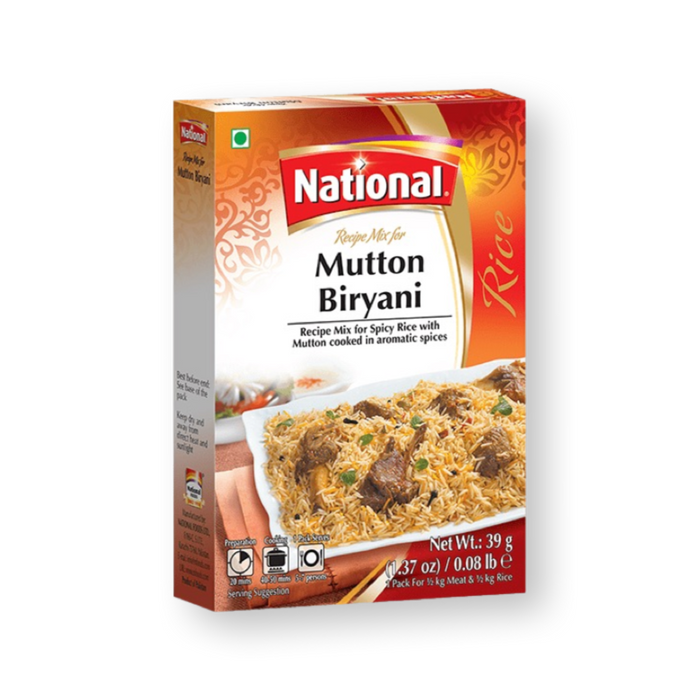 National Mutton Biryani Seasoning mix 39g - Spices | indian grocery store in london