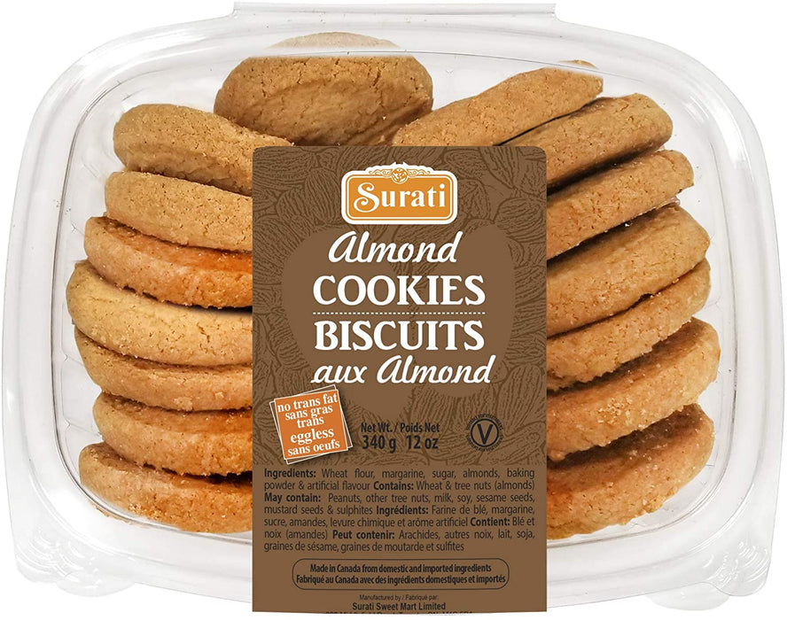 Surati Almond cookies 340g - General - the indian supermarket