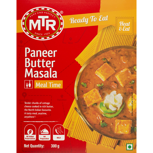 MTR Paneer butter masala 300g - Ready To Eat | indian grocery store in kitchener