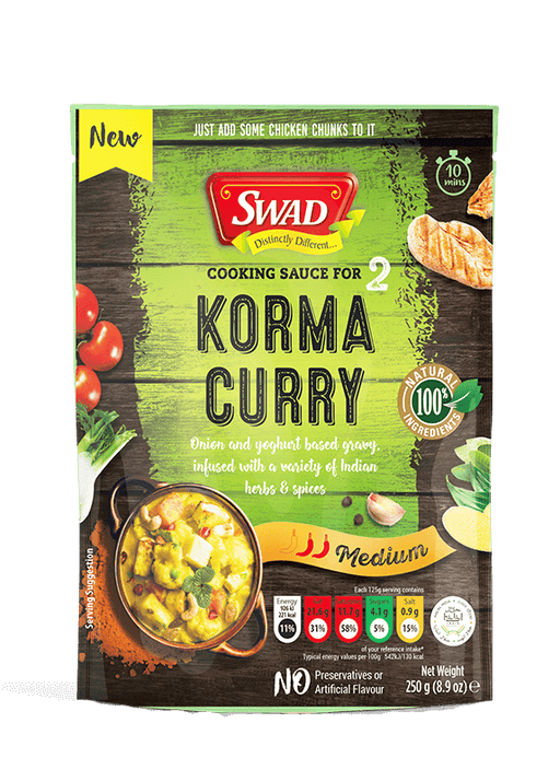 Swad Korma Curry 250gm - Curry Pastes - Best Indian Grocery Store