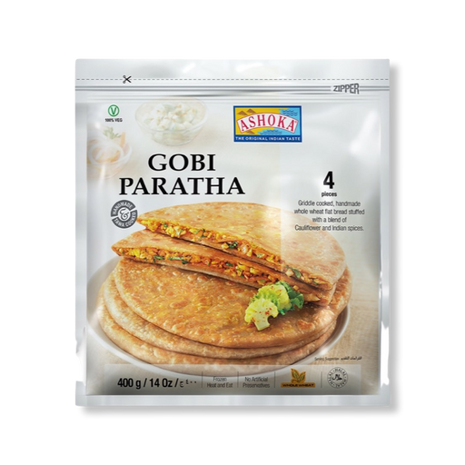 Ashoka Gobi Paratha (4 pcs) 400gm - Paratha | surati brothers indian grocery store near me