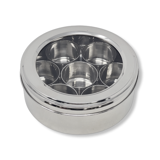 Stainless Steel Masala Dabba (Spice Container) - Utensils | indian grocery store in windsor