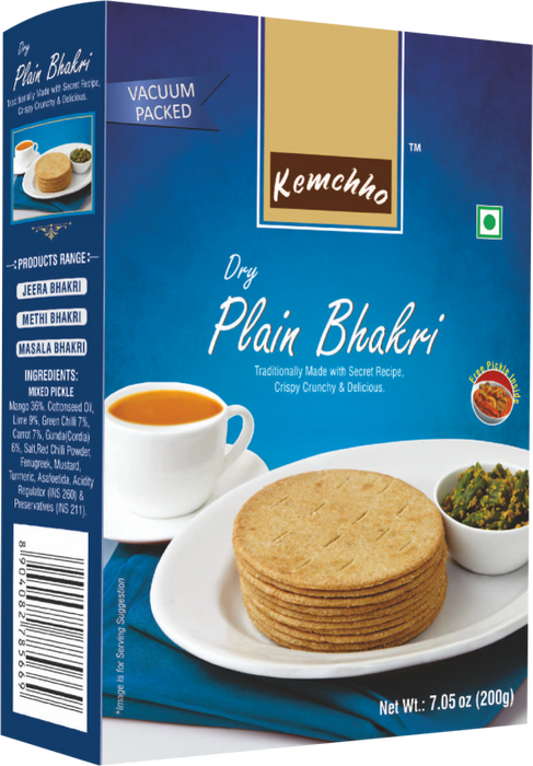 Kemchho Plain Bhakri 200g - Snacks - punjabi grocery store near me