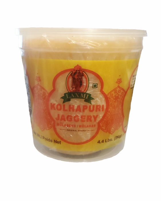 Laxmi Kolhapuri Jaggery 2Kg (4.4lb) - Sugar - sri lankan grocery store in toronto