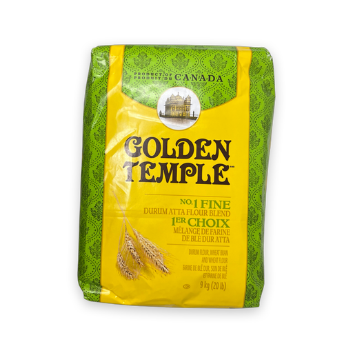 Golden temple No1 Fine Durum atta flour 9kg(20Lb) - Flour | indian grocery store in brantford