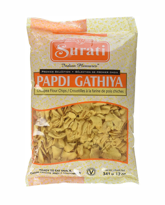 Surati Snacks Papdi Gathiya 341gm - Snacks - pooja store near me
