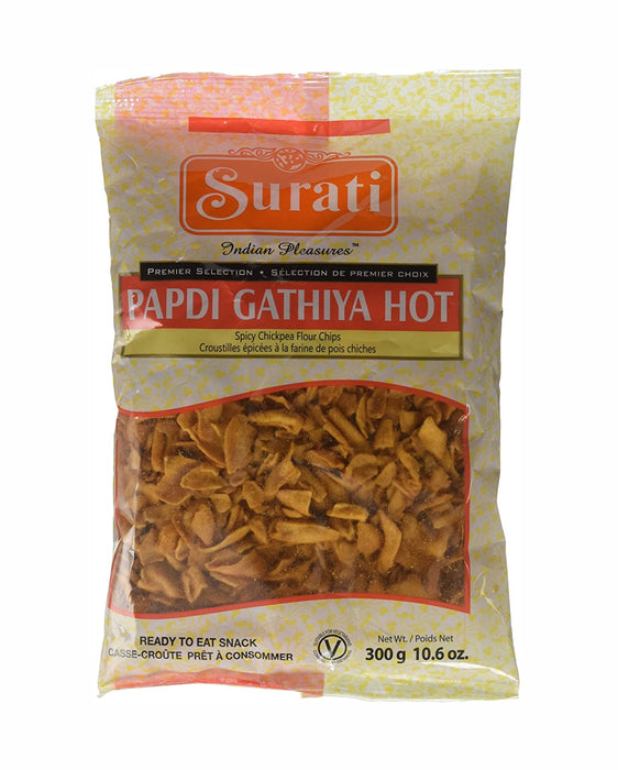 Surati Snacks Papdi Gathiya (hot) 300gm - Snacks | indian grocery store in pickering