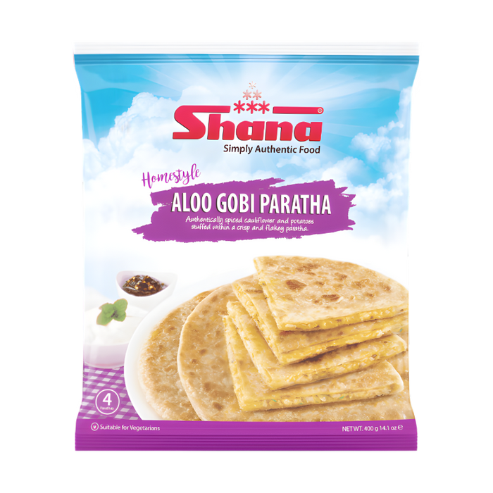 Shana HomeStyle Aloo Gobi Paratha 400g - Paratha - sri lankan grocery store in canada