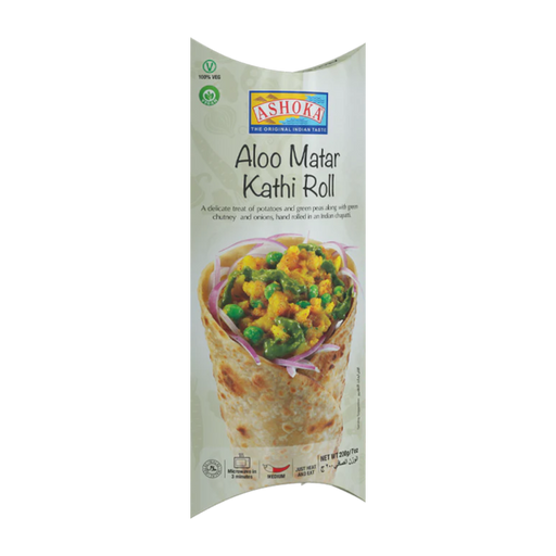 Ashoka Aloo Matar Kathi Roll 200gm - Frozen | indian grocery store in ajax