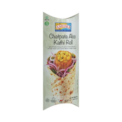Ashoka Chatapata Aloo Kathi Roll 200gm - Frozen - Indian Grocery Home Delivery
