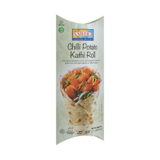Ashoka Chilli Potato Kathi Roll 200gm - Frozen | indian grocery store in Charlottetown