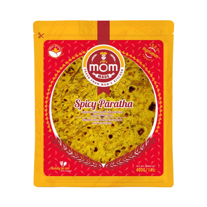 Mom Made Spicy Paratha 400g - Roti | indian grocery store in brampton