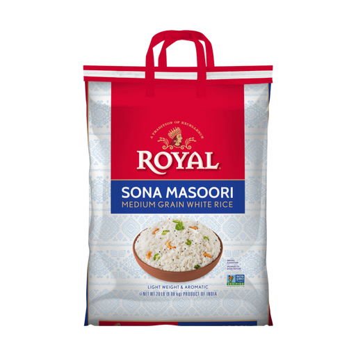 Royal Sona Masoori Rice 20lb - Rice | indian grocery store in brantford