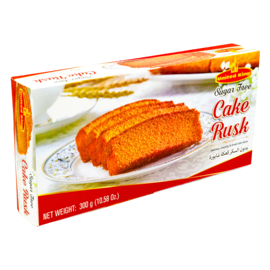 United King Sugar Free Cake Rusk 300g — Spice Divine