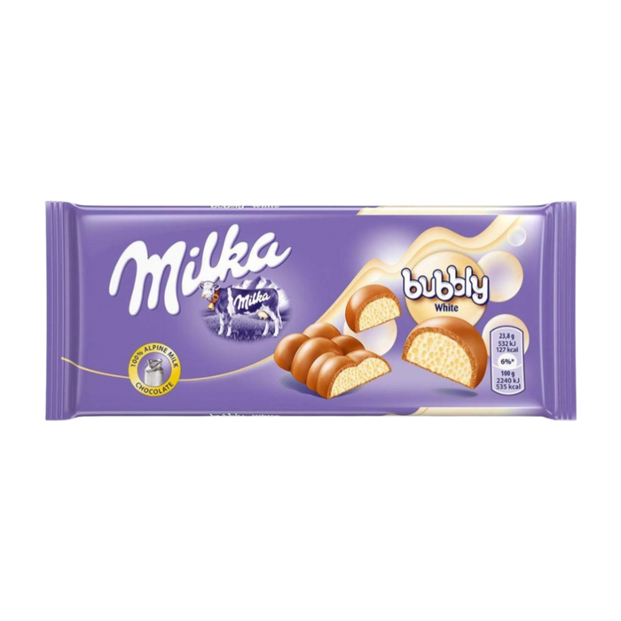 Milka Bubbly White Chocolate 95g