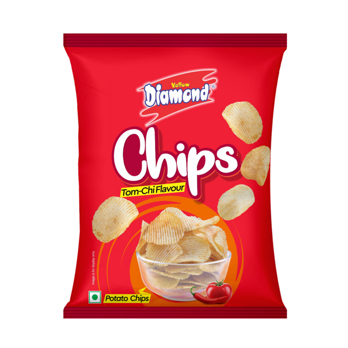 Yellow Diamond Tom-Chi Chips 75g