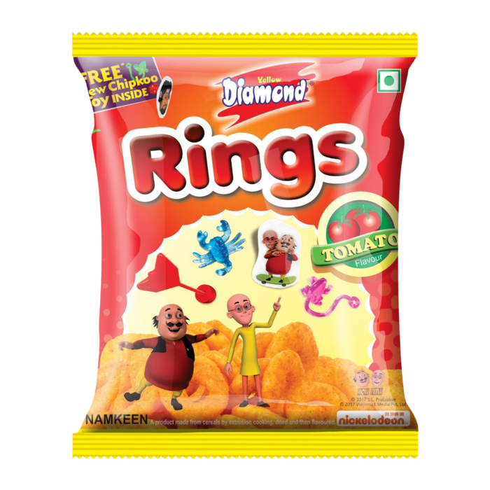 Yellow Diamond Tomato Flavour Rings 24g