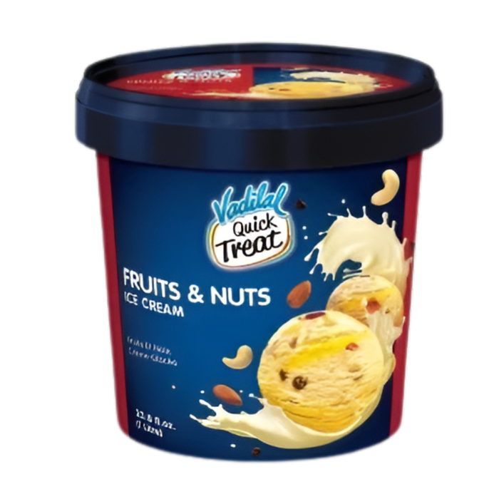 Vadilal Fruits & Nuts Ice Cream 1L