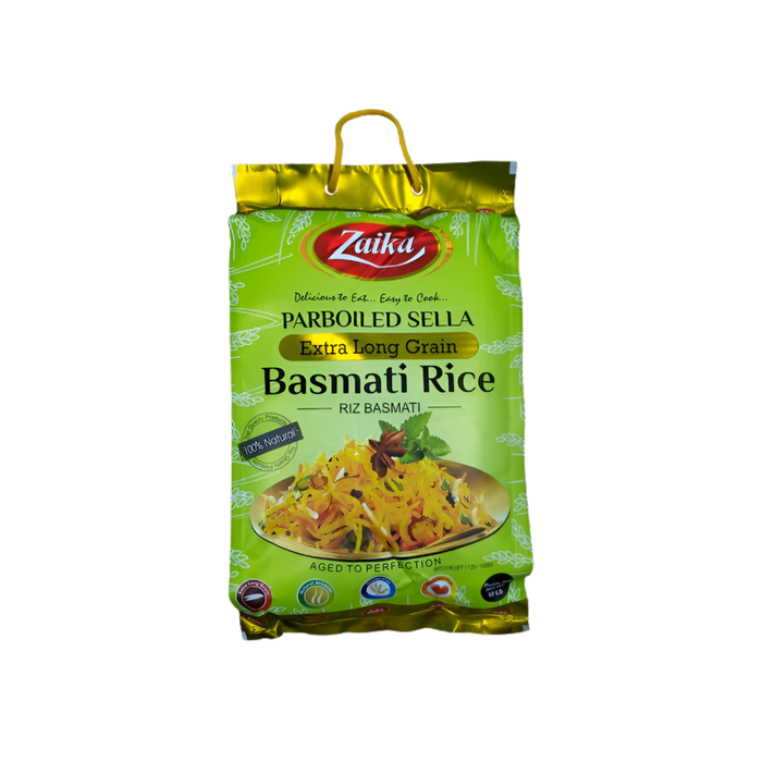 Zaika Parboiled Sella Basmati Rice 10lb