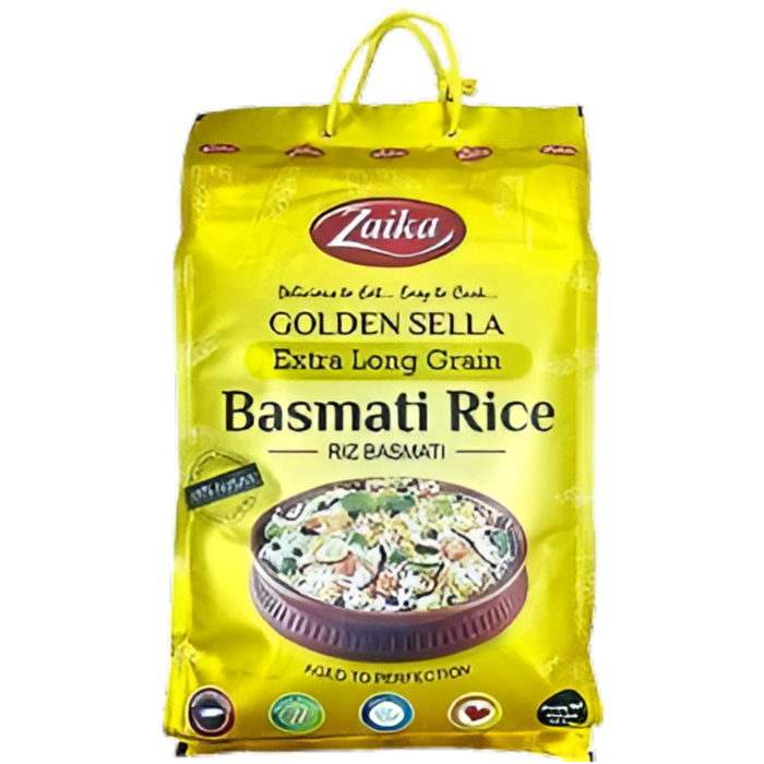 Zaika Extra Long Golden Sella Basmati Rice 10lb