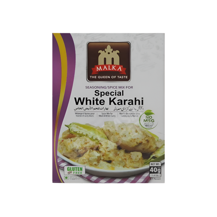 Malka Special White Karahi Seasoning Mix 40g