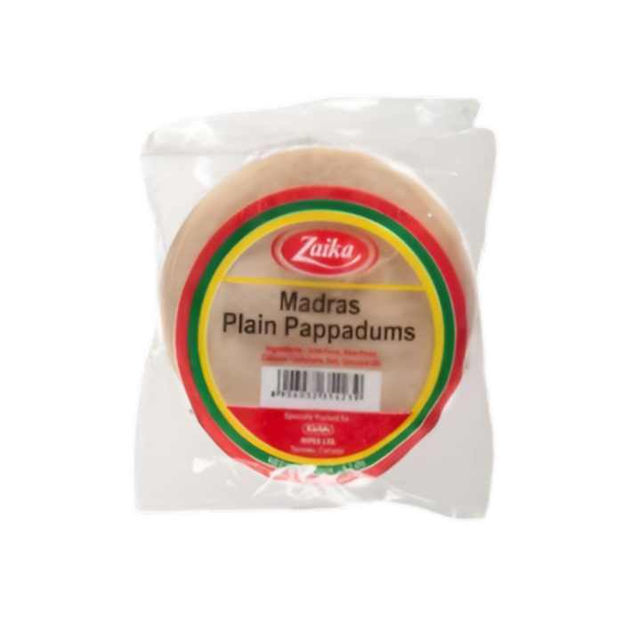 Zaika Plain Madras Pappadums 200g