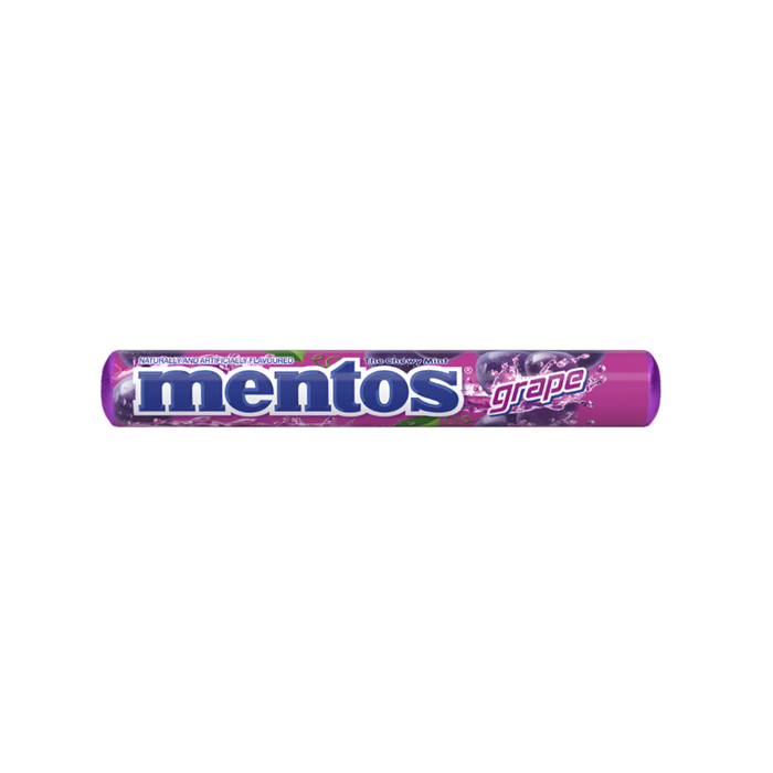 Mentos Grape Chewy Gragees 29g