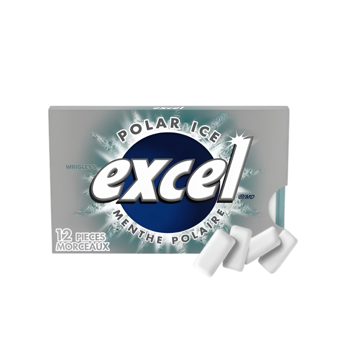 Excel Polar Ice Sugar-Free Gum (12pcs)