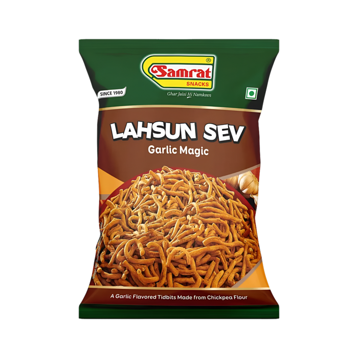 Samrat Snacks Lahsun Sev (Garlic Sev) 400g