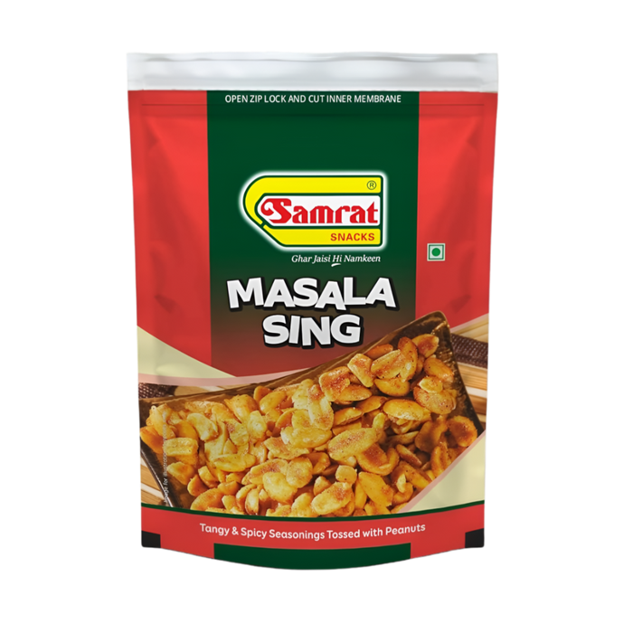 Samrat Snacks Masala Sing (Spicy Peanut) 400g