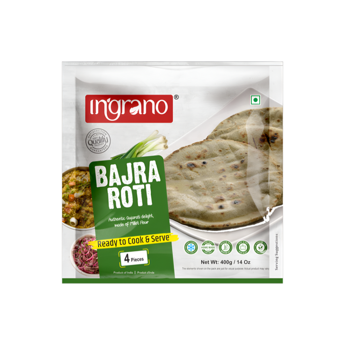 Ingrano Bajra Roti (4 Pcs) 400g