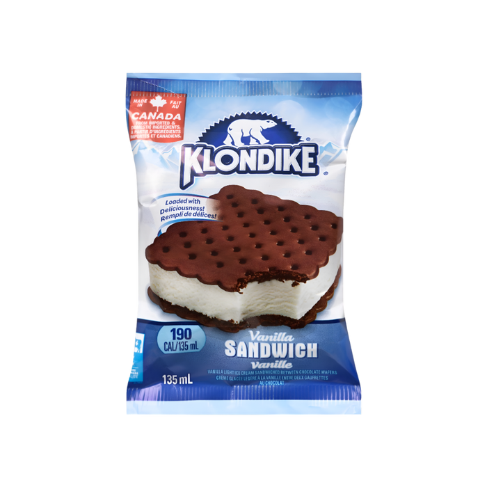 Klondike Vanilla Sandwich Ice Cream 130ml