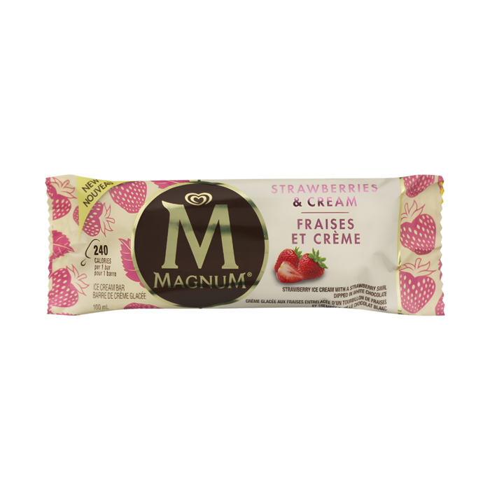 Magnum Strawberries & Cream Ice Cream Bar 100ml