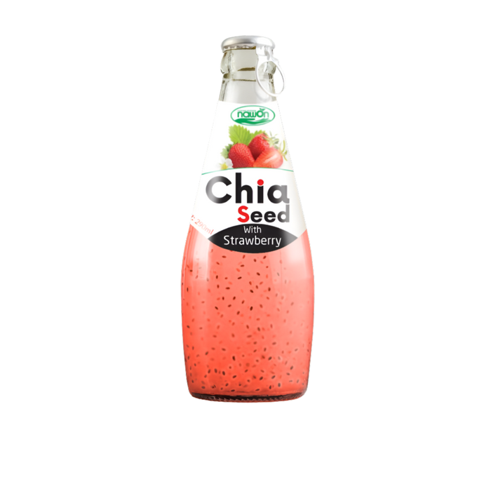 Nawon Strawberry Drink With Chia Seeds 290ml