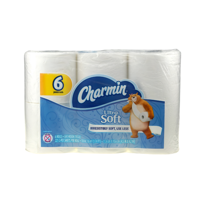 Charmin Ultra Soft Toilet Paper 6 Rolls