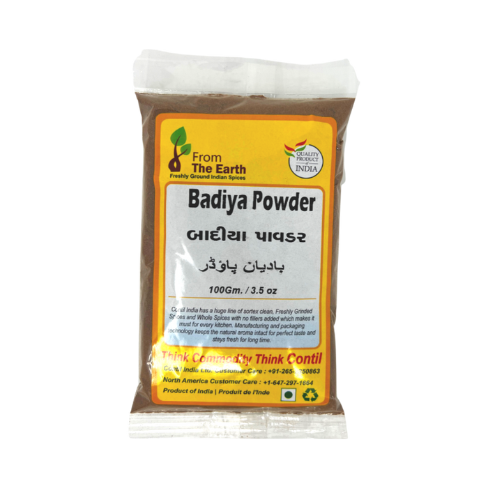 From The Earth Badiya (Star Anise) Powder 100g