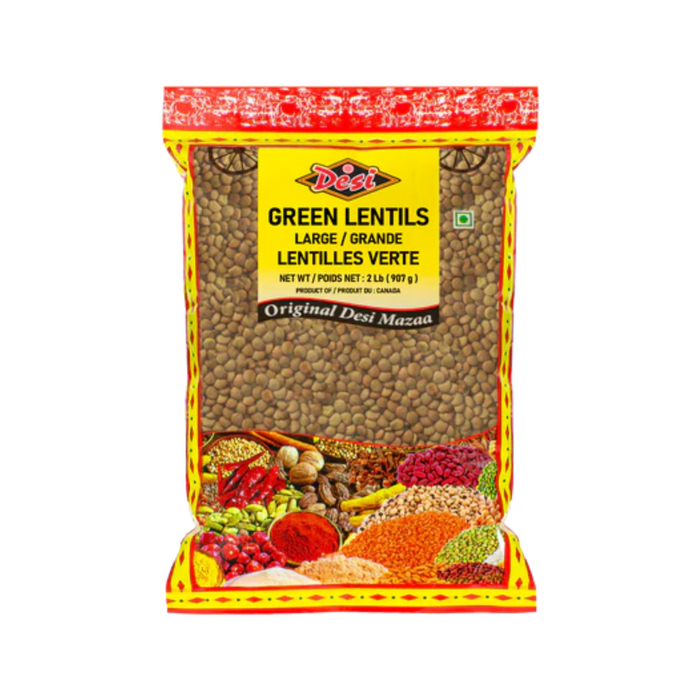 Desi Green Lentils