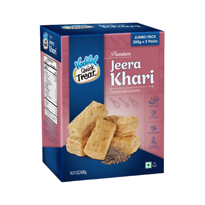 Vadilal Crispy Jeera Khari 400g