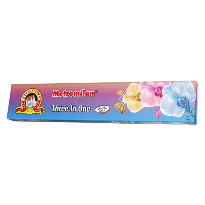 Metromilan Three in One Incense (18 Sticks)