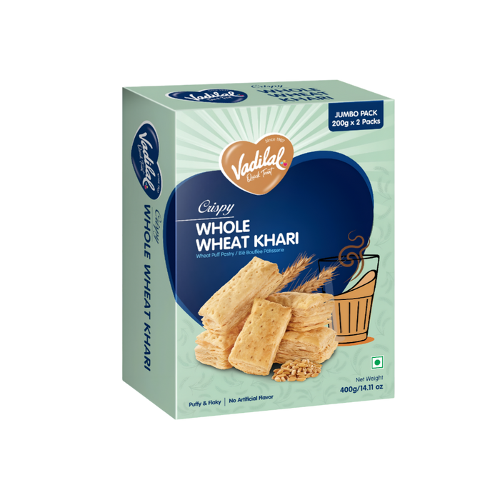 Vadilal Crispy Whole Wheat Khari 400g