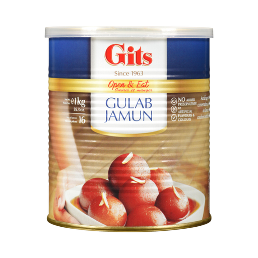 Gits Gulab Jamun 1Kg (16 Pcs) - Ready To Eat | indian grocery store in canada